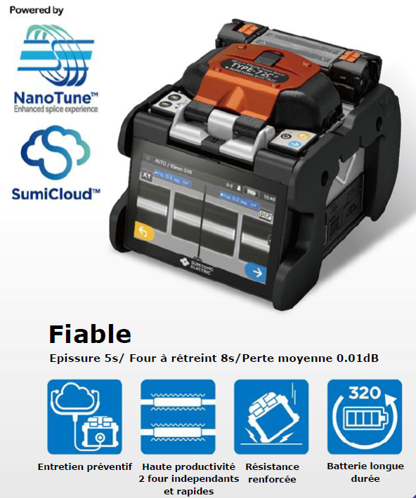 SOUDEUSE FIBRE OPTIQUE ST10001 : securemail.fr